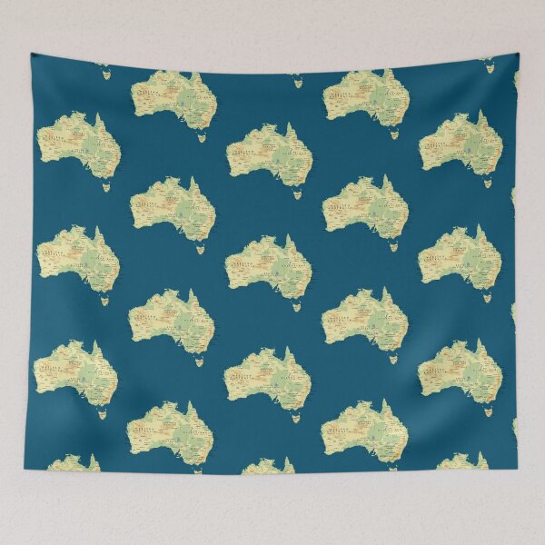 Item preview, map australia        designed and sold by MelbyMakes.