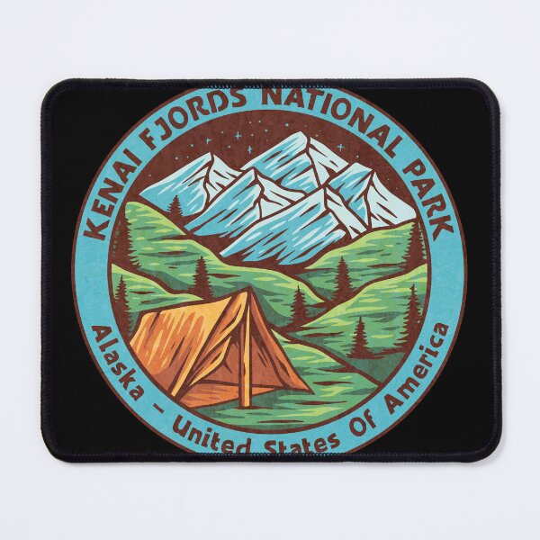 Item preview, Kenai Fjords National Park Camping designed and sold by JordanHolmes.