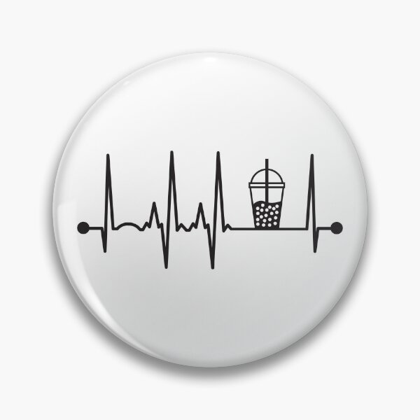Item preview, Bubble Tea Heartbeat designed and sold by teesaurus.