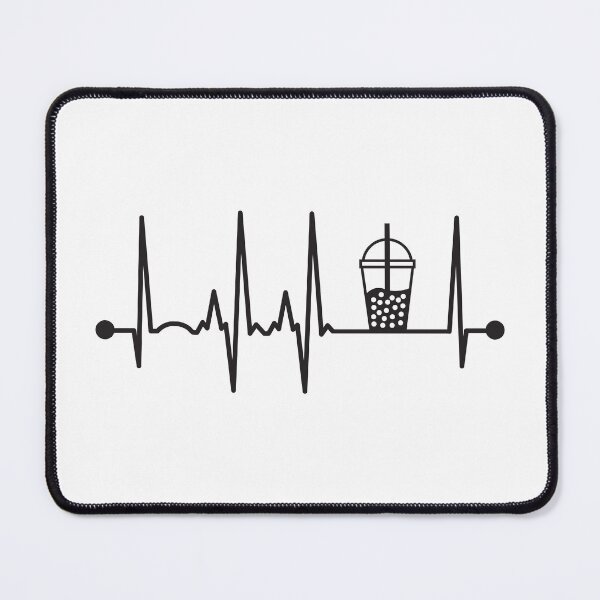 Item preview, Bubble Tea Heartbeat designed and sold by teesaurus.