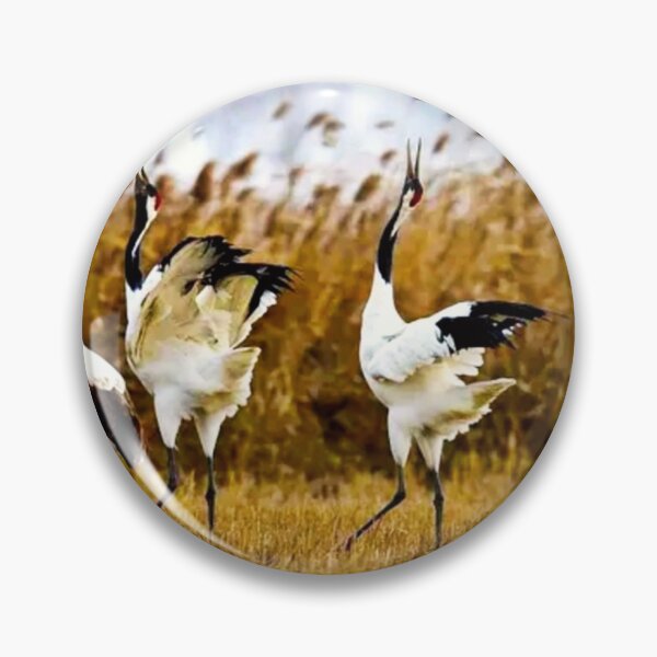 Item preview, RED Crowne crane | Manchurian Crane | Japanese Crane | East Asian Crane | Rare Crane designed and sold by Khan-Baba.