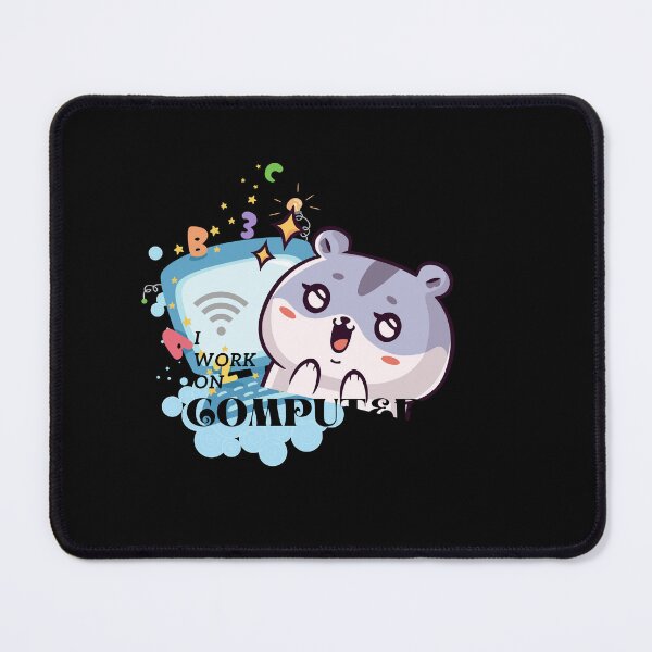 Item preview, I work on computers anime funny  designed and sold by Cheeky Popp.