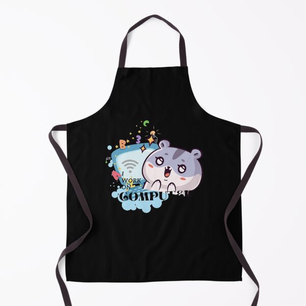 Item preview, I work on computers anime funny  designed and sold by Cheeky Popp.