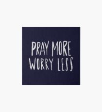 Pray More x Navy Art Board