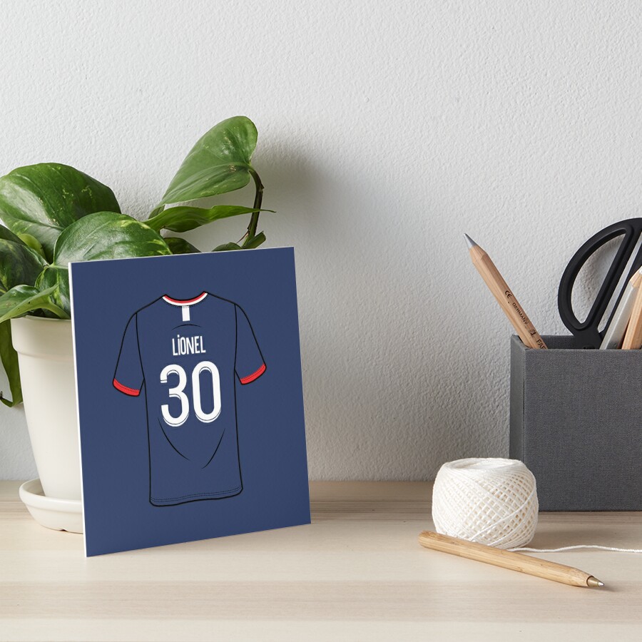 Lionel Jersey The Goat 30 PSG Poster for Sale by Lara Samuel