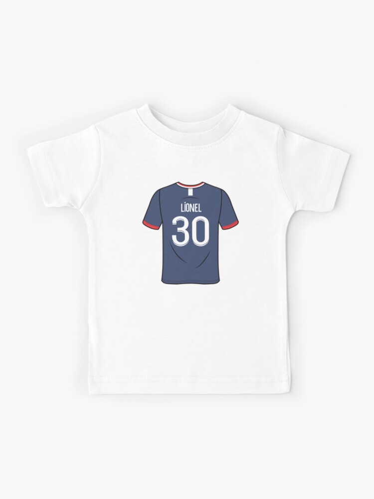 Lionel Jersey The Goat 30 PSG' Kids T-Shirt for Sale by Lara Samuel