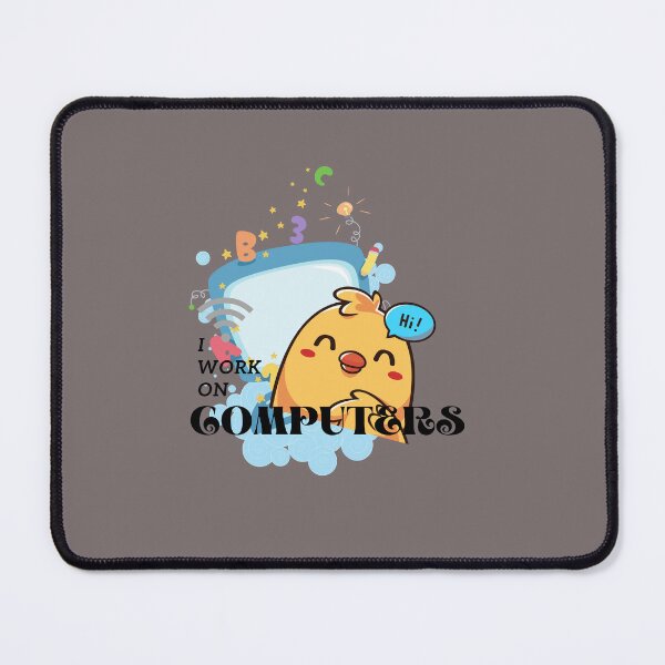 Item preview, I work on computers anime funny  designed and sold by Cheeky Popp.