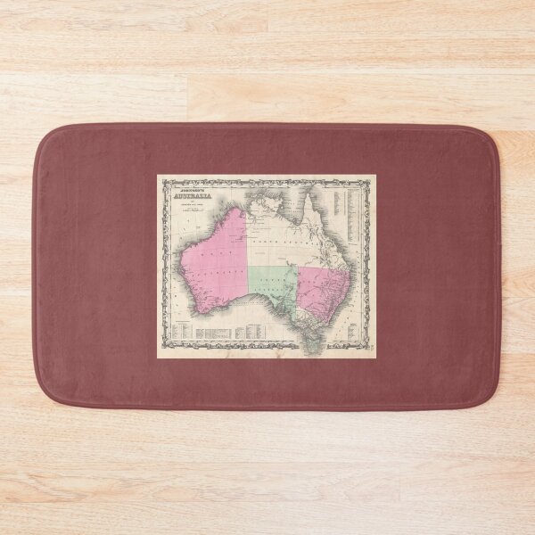 Item preview, Vintage Map of Australia (1862)   designed and sold by MelbyMakes.