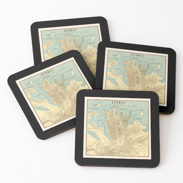 Item preview, Vintage Map of Sydney Australia (1858)   designed and sold by MelbyMakes.
