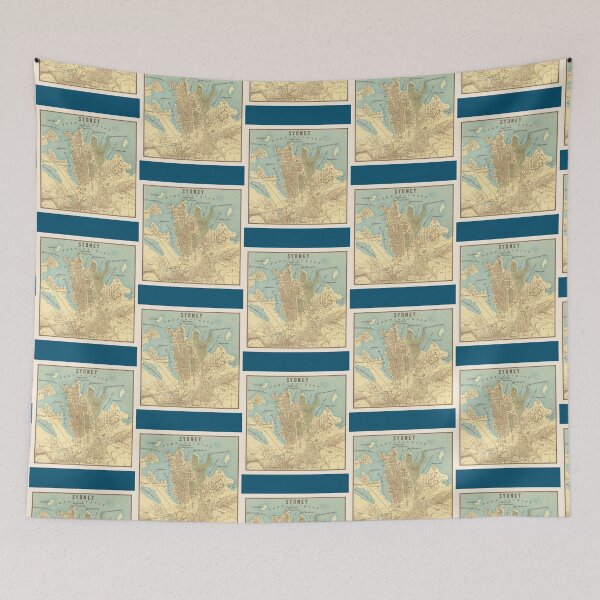 Item preview, Vintage Map of Sydney Australia (1858)   designed and sold by MelbyMakes.