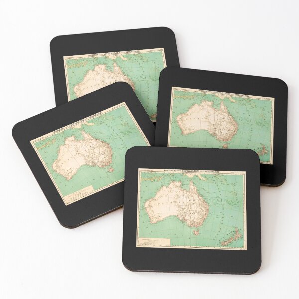 Item preview, Vintage Topographic Map Of Australia (1868)    designed and sold by MelbyMakes.
