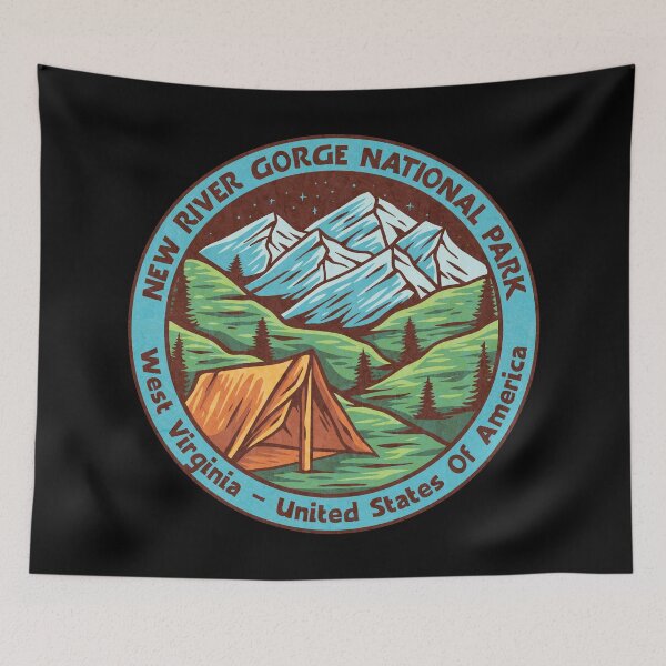 Item preview, New River Gorge National Park Camping designed and sold by JordanHolmes.