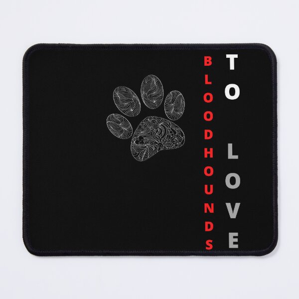 Item preview, Funny Bloodhound text minimalistic design designed and sold by MayaAndNora.