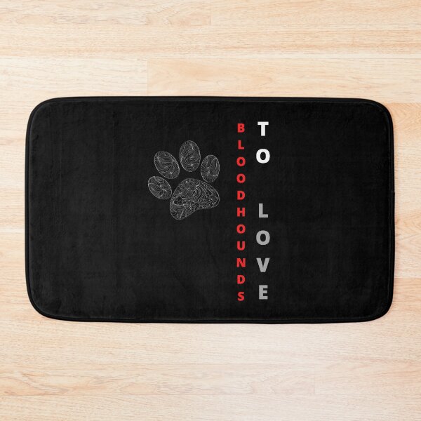Item preview, Funny Bloodhound text minimalistic design designed and sold by MayaAndNora.