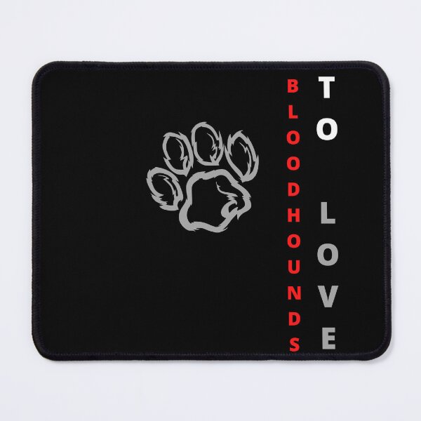 Item preview, Funny Bloodhound text minimalistic design designed and sold by MayaAndNora.