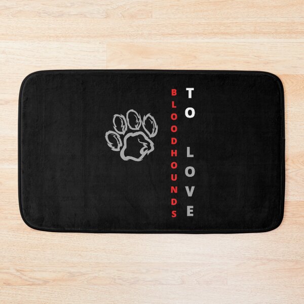 Item preview, Funny Bloodhound text minimalistic design designed and sold by MayaAndNora.