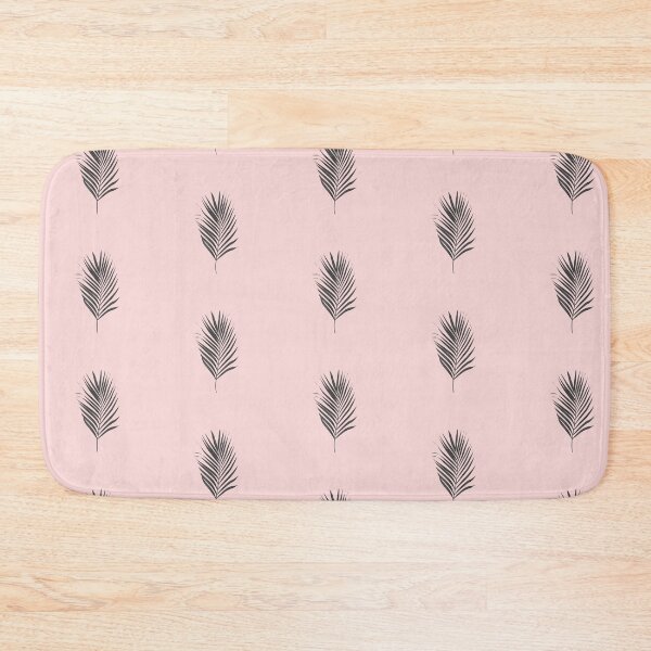 Item preview, Black Pink Palm Leaf Silhouette Tropical Boho  designed and sold by Tropical Arts.