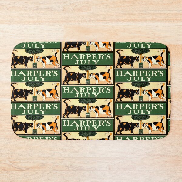 Item preview, Two calico cats, Edward Penfield, Harper's July 1898 designed and sold by aapshop.