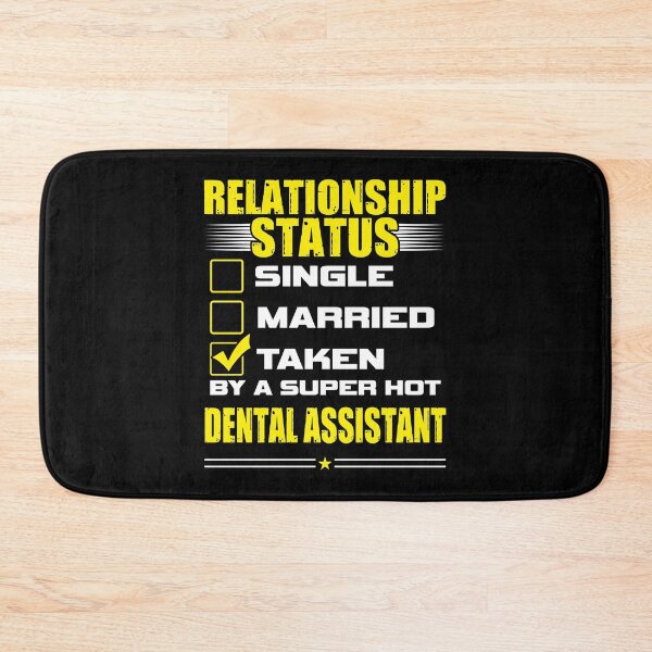 Item preview, Funny His and Her Gift Dental Assistant Relationship Status designed and sold by haselshirt.