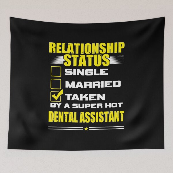 Item preview, Funny His and Her Gift Dental Assistant Relationship Status designed and sold by haselshirt.