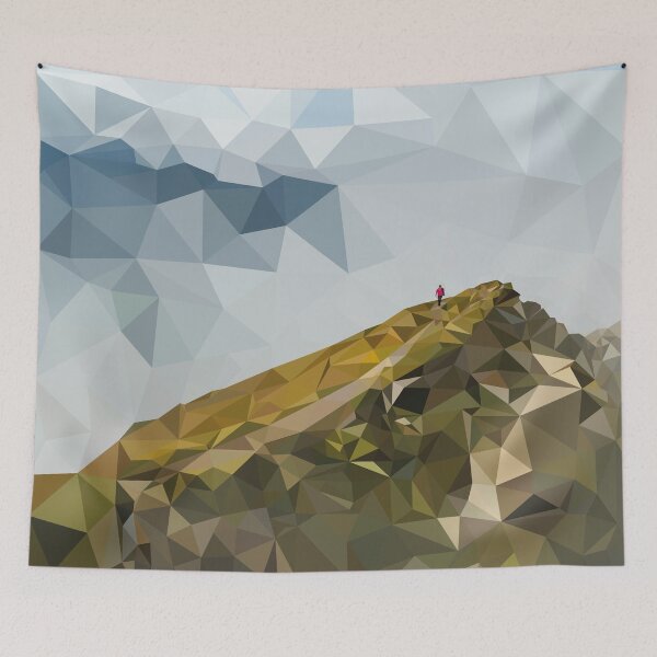 Item preview, Mountain in clouds lowpoly designed and sold by xP42.