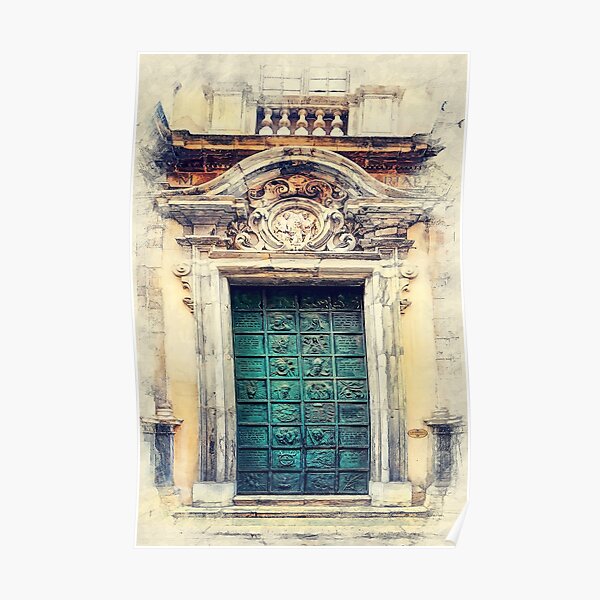 Trapani art 22 Sicily Poster