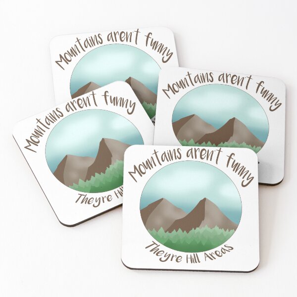 Item preview, Mountains aren't funny designed and sold by LArcherDesign.
