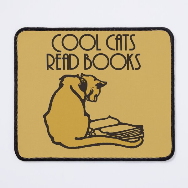 Item preview, Cool cats read books retro style designed and sold by aapshop.