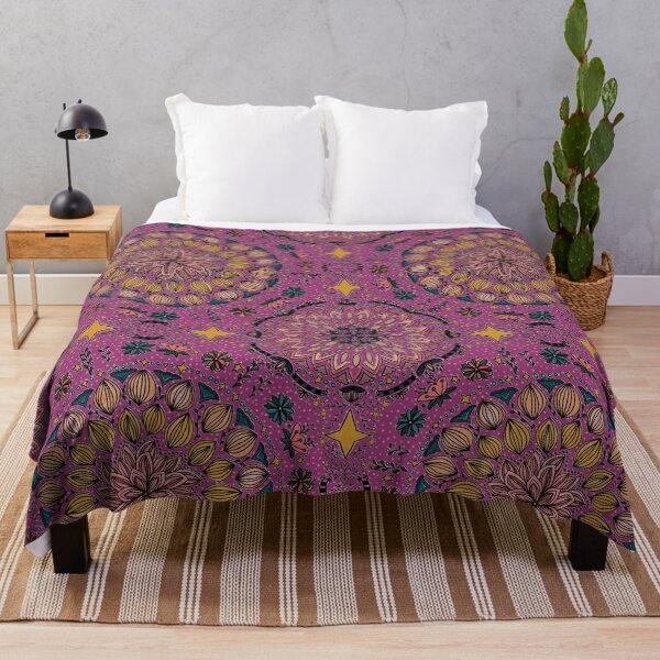 Item preview, Maximalist Folk Art Collection Orchid Mandala designed and sold by Kristi Duggins.