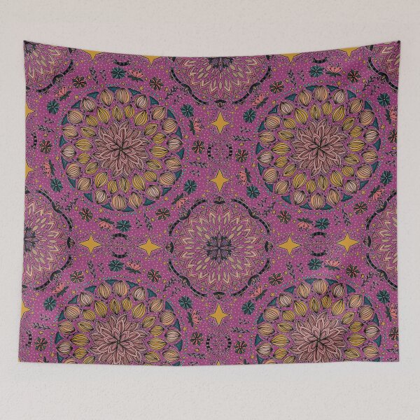Item preview, Maximalist Folk Art Collection Orchid Mandala designed and sold by Kristi Duggins.