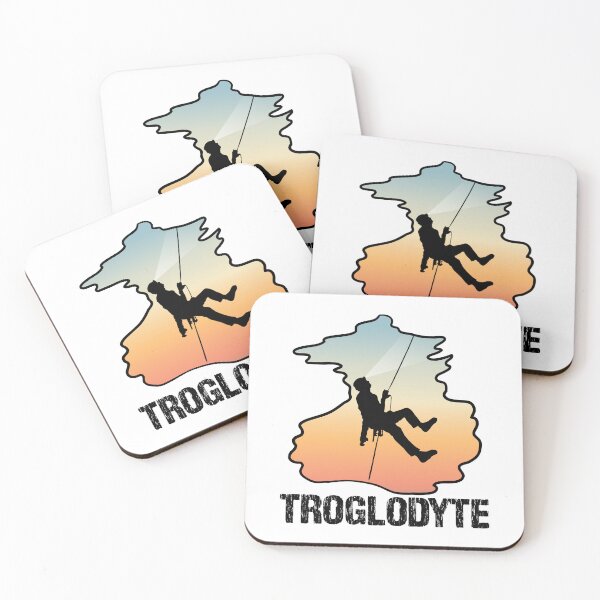 Item preview, Troglodyte - Cave Dweller - Funny Caver Spelunking Speleology designed and sold by TheInkElephant.