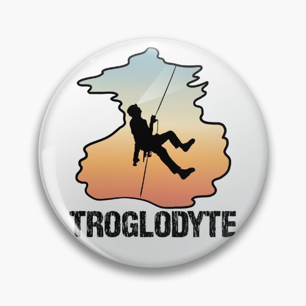 Item preview, Troglodyte - Cave Dweller - Funny Caver Spelunking Speleology designed and sold by TheInkElephant.