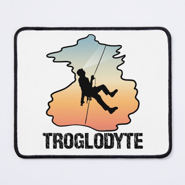 Item preview, Troglodyte - Cave Dweller - Funny Caver Spelunking Speleology designed and sold by TheInkElephant.