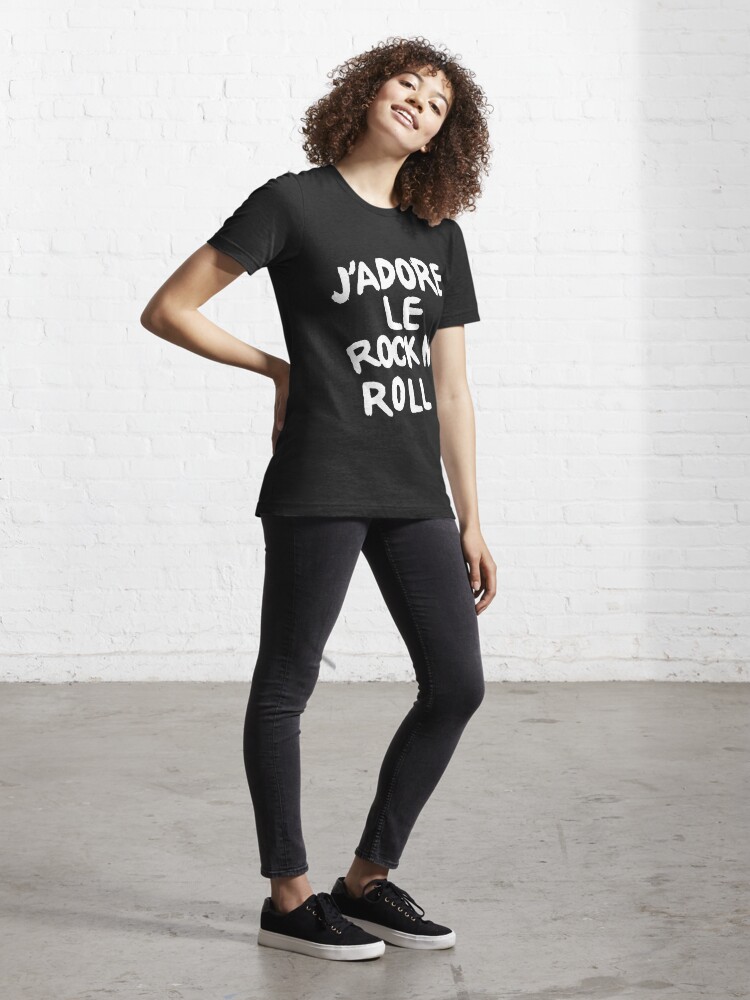 J'Adore Rock n´ Roll Essential T-Shirt for Sale by STUDIO MORE Los Angeles