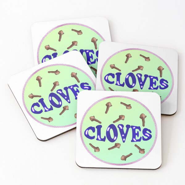 Item preview, Cloves kitchen lavel designed and sold by Pattern Petals.