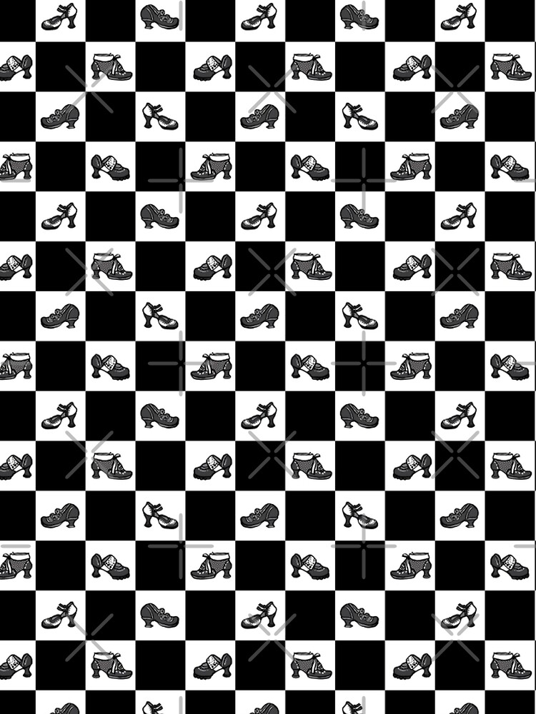 Fluevog BW Checker Pattern by annembray