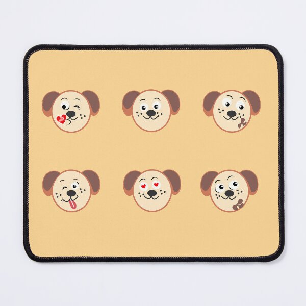Item preview, emoji dogs family designed and sold by Aurealis.