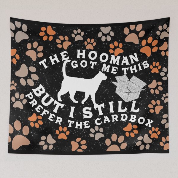 Item preview, the hooman got me this but i prefer the cardbox designed and sold by Chaos-Touch.