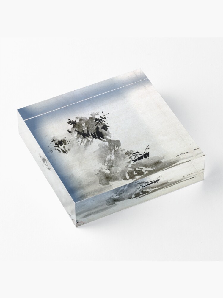Alternate view of Sesshu Toyo Haboku-Sansui Landscape Acrylic Block
