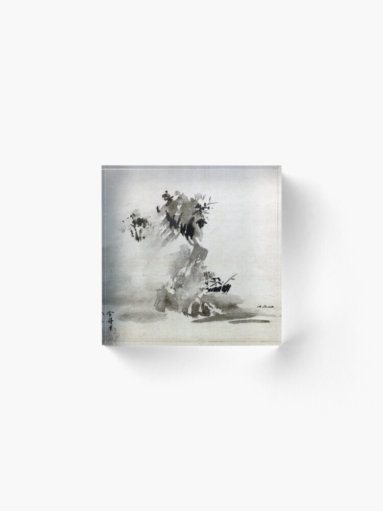 Alternate view of Sesshu Toyo Haboku-Sansui Landscape Acrylic Block