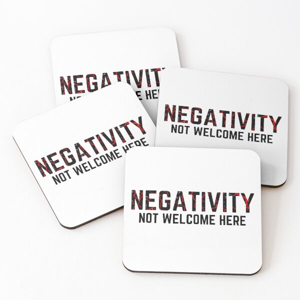 Item preview, Negativity Not Welcome Here! distressed  designed and sold by KingsManKind.
