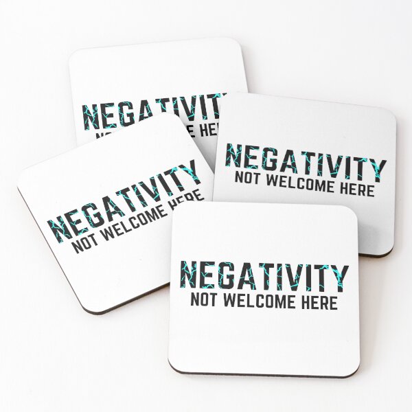 Item preview, Negativity Not Welcome Here! distressed 2 designed and sold by KingsManKind.