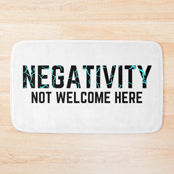 Item preview, Negativity Not Welcome Here! distressed 2 designed and sold by KingsManKind.
