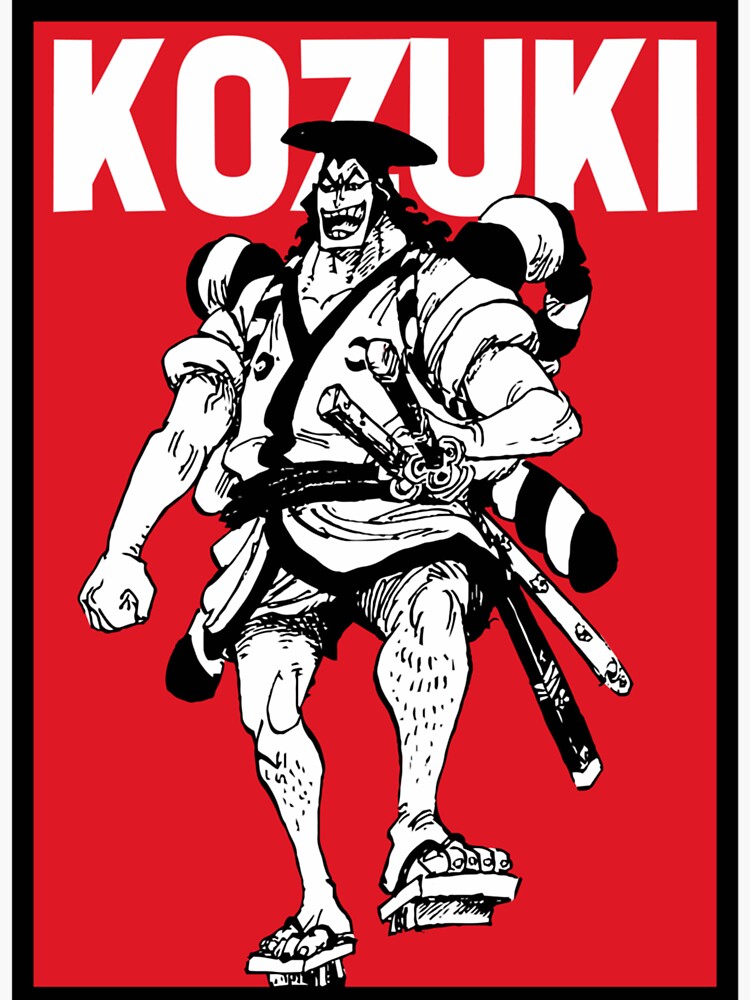 "Kozuki Oden" Sticker for Sale by CleveRenner | Redbubble