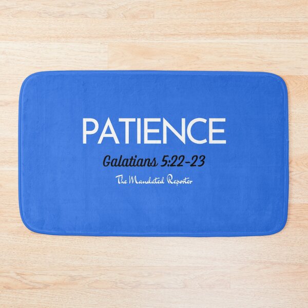 Item preview, The Fruit of The Spirit Patience - Blue, White, Black designed and sold by TheReporter1.
