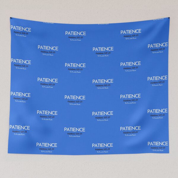 Item preview, The Fruit of The Spirit Patience - Blue, White, Black designed and sold by TheReporter1.