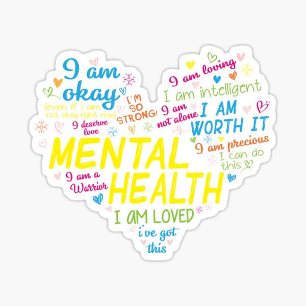 Item preview, Mental Health Heart designed and sold by MentalHealth7.