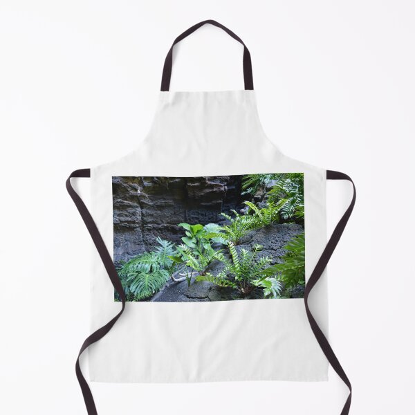 Item preview, Green ferns growing on lava designed and sold by Hilbert72.