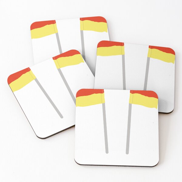Item preview, Red and Yellow Flags  designed and sold by Becky-Marie.