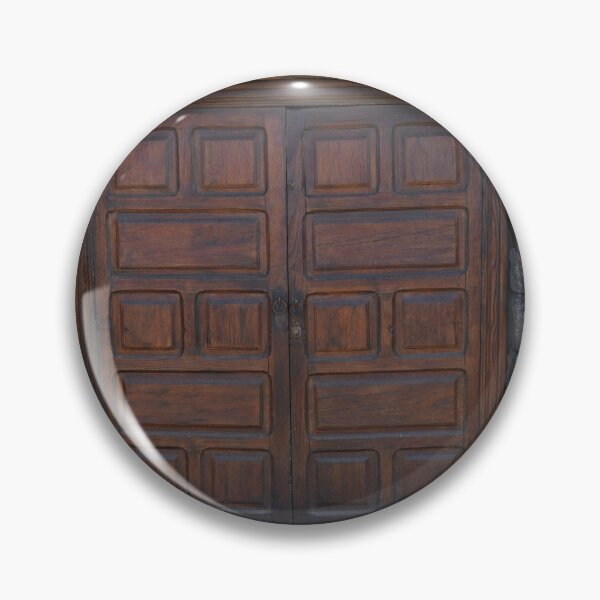 Item preview, Old doors in a lava brick building designed and sold by Hilbert72.